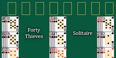  Forty-Thieves Solitaire online and free